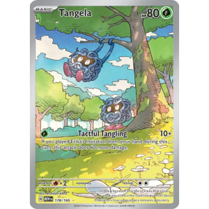 Scarlet & Violet 151 178/165- Tangela [Illustration Rare]